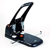 MP - Perforadora Papel 100 Hojas de Gran Capacidad, Asa con Cierre