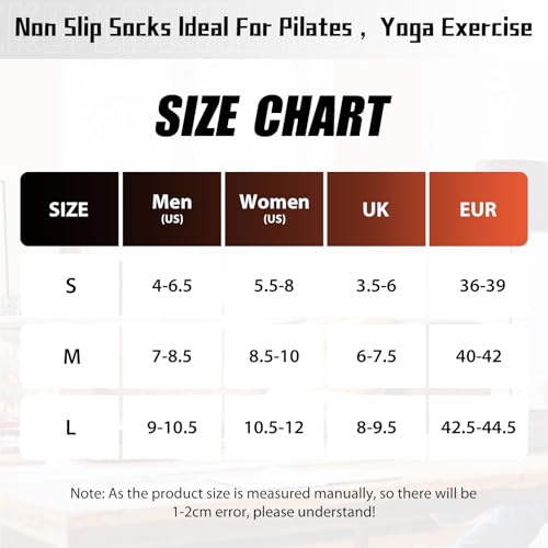 NOVAYARD 5 Pairs Non Slip Socks Non Skid Sticky Grippy Yoga Pilates Hospital Sock Men Women(Black+navy Blue+gray,Medium) by NOVAYARD - Used condition - Image 7