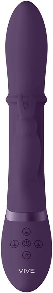 Vive Halo Stimul Ring Rabbit Vibr Pur VIVE023PUR