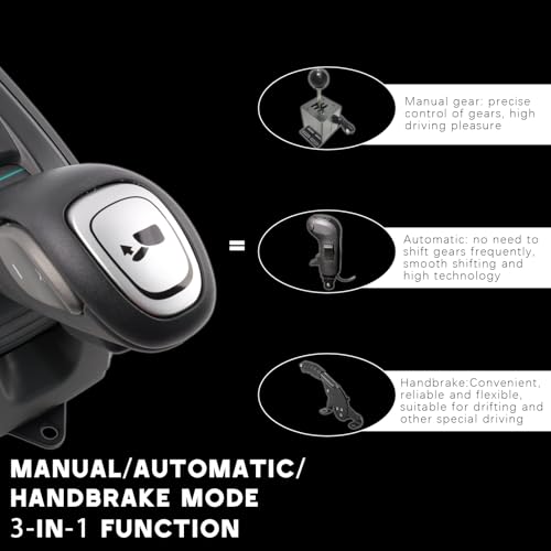 VVORHSBELL USB-vrachtwagen-simulator-schakelhendel compatibel met Euro Truck Simulator 2 (ETS2) American Truck Simulator (ATS), PC Vervangt versnellingshendel LHD compatibel met Volvo Truck FH12 FH13 - Afbeelding 5