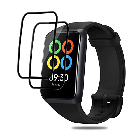 [Gosento]For OPPO Band 2 �t�B���� �K���X�t�B���� PMMA+PC���f�� �S��3D�t���ی�t�B���� ��-�K���X�f�� ��U�h�~ �d�x9H �C�A�h�~ OPPO Band2 �Ή� [2������]