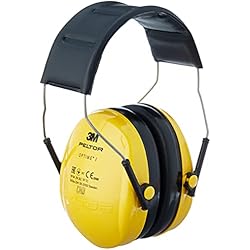 Cascos Caza 3M Peltor 3M Peltor Optime I Orejeras H510A, protector auditivo ligero con almohadillas suaves, protección contra niveles de ruido comprendidos entre 87 y 98 dB (SNR: 27 dB), amarillo, paquete de 1