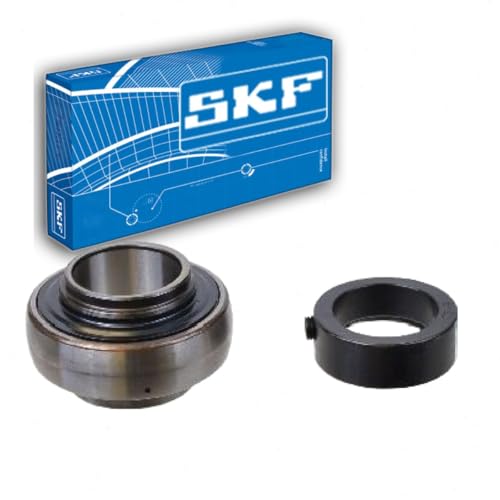 SKF G1103KRRB3 Agricultural Adapter Bearing Industrial Rubber Seal Eccentric Set Screw Locking Collar, Wide Inner Ring for Axles Driveshafts Shafts Output Inner Mount