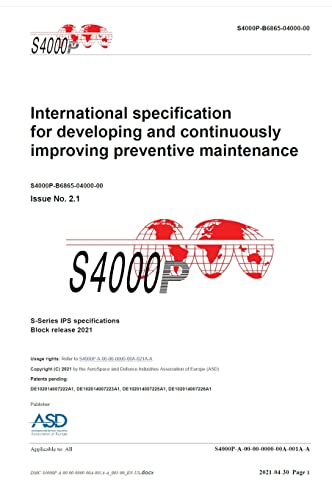 S4000P Issue 2.1 S-Series 2021 block release preventive maintenance - 2