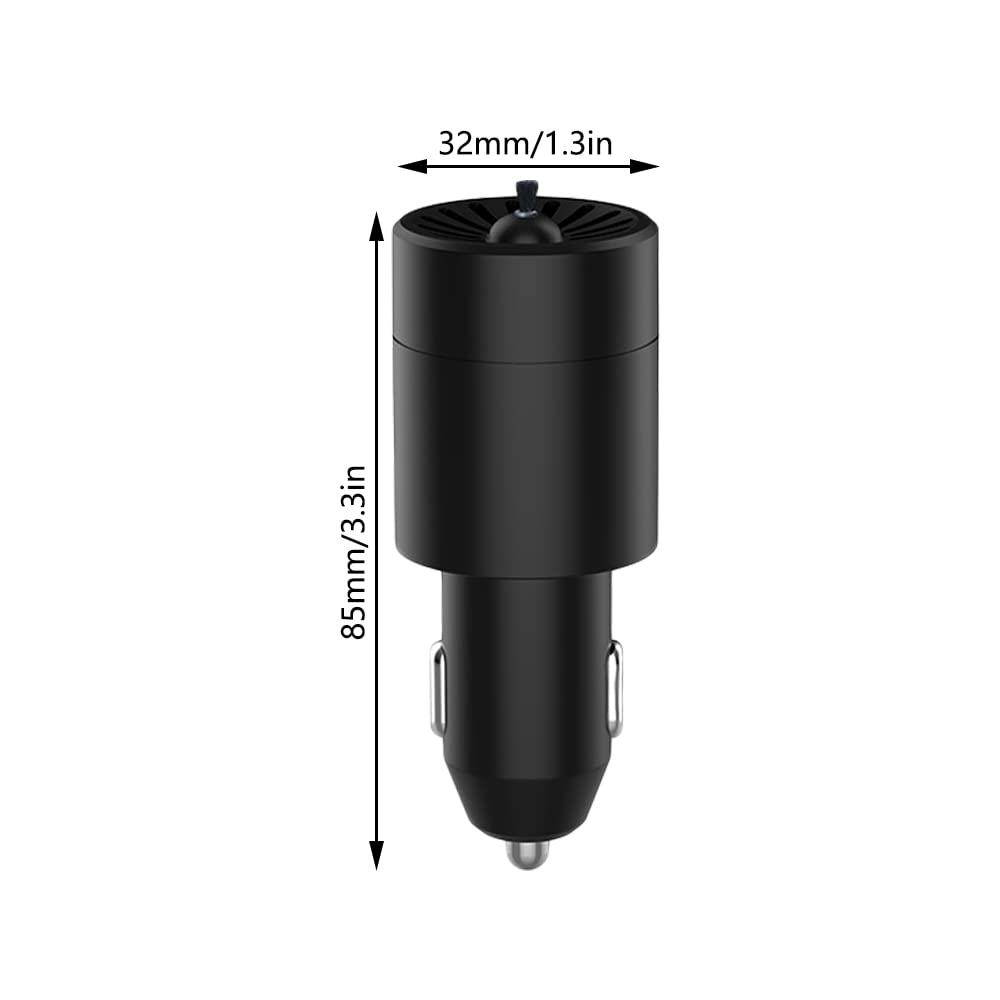 Purificatore d'aria per auto Riloer Ionic FreshenerPortable Car PurifierIonizer Cleaner per la rimozione degli odori dell'auto
