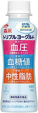 森永乳業 トリプルヨーグルト砂糖不使用 ドリンクタイプ 100g 12本 森永乳業 ドリンクヨーグルト 通販 Amazon