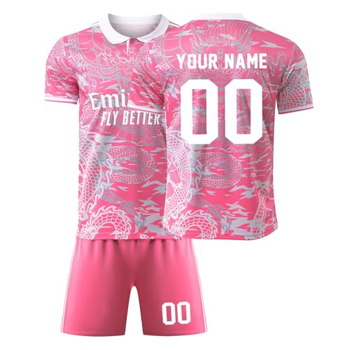 Generisch R. M. Fußball Trikot Kinder Personalisiert mit Eigenem Namen & Nummer Fussball Trikot Herren Jungen Fussballtrikot Set Fußball Jerseys Fussball Geschenke für Fußballfans #A13 Generisch R. M. Fußball Trikot Kinder Personalisiert mit Eigenem Namen & Nummer Fussball Trikot Herren Jungen Fussballtrikot Set Fußball Jerseys Fussball Geschenke für Fußballfans #A13