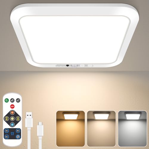 Rechargeable Motion Sensor Closet & Shower Light with Remote