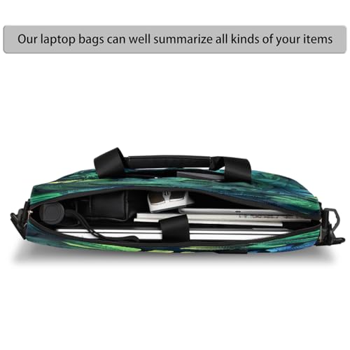 Bolso para laptop 16 pulg. hojas palma tropical miniatura 3
