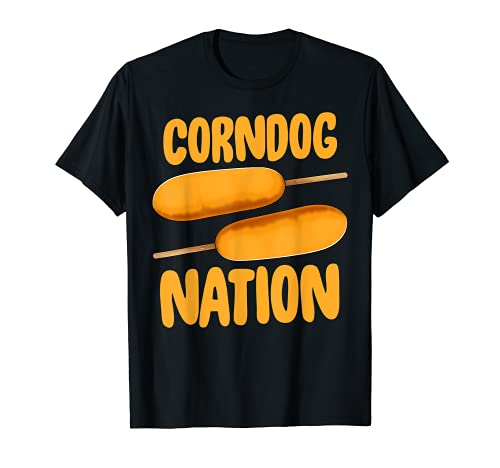 Corndog Nation Tee Shirts Fair Corn Dogs Foodie Gifts Camiseta