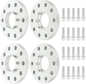 ECCPP 4X 15mm 5x130 Wheel Spacers 5 Lug 5x130mm to 5x130mm 71.6mm fits for 2003-2016 for Porsche Cayenne/Boxster/Cayman/Panamera 1999-2015 for Porsche 911 with 14x1.5 Studs