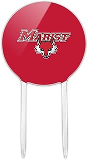 Acrylic Marist College Red Fox Logo Cake Topper Party Decoration for Wedding Anniversary Birthday Graduation