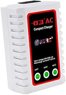 HTRC LiPo Charger 2S-3S Balance Battery Charger 7.4-11.1V RC B3AC Compact Charger(White)