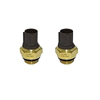 Vista 1 de 2PCS XSJNFDC 37760-P00-003 High-Performance Radiator Coolant Fan Water Temperature Sensor Switch Replacement for Honda Acura