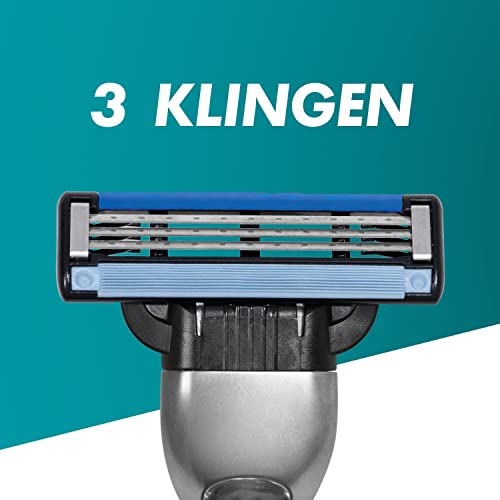 Gillette Mach3 Nassrasierer für Herren mit 6 Rasierklingen