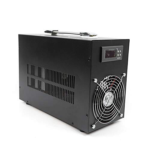 60L Aquarium Cooler Fish Tank Cooling System Heating Cooling Machine 10-40℃ Temperature Setting Range Digital Temperature Controller Regulator Quiet Aquarium Water Chiller Electronic Refrigeration