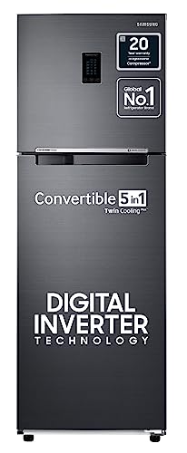Samsung 322L 3 Star Convertible 5 In 1 Digital Inverter Frost-Free Double Door Refrigerator Appliance (RT37C4523BX/HL,Luxe Black 2023) Samsung 322L 3 Star Convertible 5 In 1 Digital Inverter Frost-Free Double Door Refrigerator Appliance (RT37C4523BX/HL,Luxe Black 2023)
