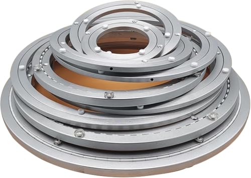 Plateau tournant aluminium robuste 50 cm Lazy Susan avec roulements