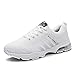 Zapatillas de Deporte Respirable para Correr Deportes Zapatos Running Hombre, Logobeing Calzado Casual de Camuflaje Calzado de Estudiante de Baja Ayuda Seguridad Deportivo Hombre (45,Blanco #2)