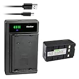 Kastar 1-Pack Battery and Smart USB Charger Replacement for Panasonic NV-R65E NV-RJ16 NV-RJ17 NV-RJ26 NV-RJ27 NV-RJ36 NV-RJ46 NV-RJ47 NV-RJ56 NV-RJ67 NV-RX11EG NV-RX1EG NV-RX22EG NV-RX33EG NV-RX5EG
