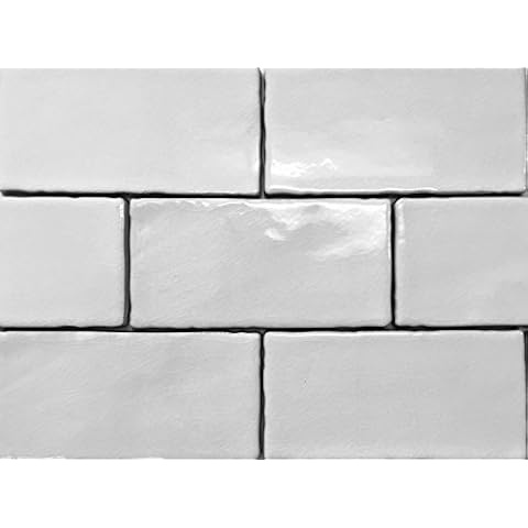 Squarefeet Depot 3x6 White Crackle Tile Cover