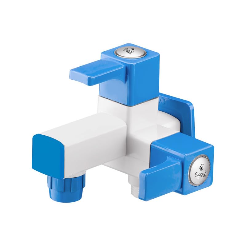 Sparsh Pearl 2 in 1 Bib Tap with Flange for Bathroom/Kitchen/Outdoor PTMT Tap (Ludo Pro Series)-image-21