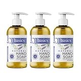 Brittanie's Thyme Basics Natural Olive Oil Hand Soap, Lavender Chamomile - 12 fl oz, Pack of 3 - Cru