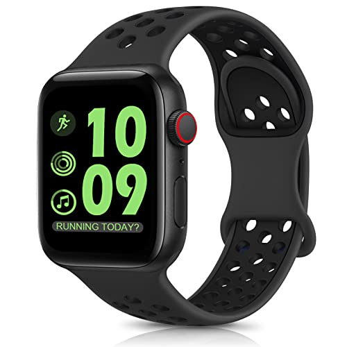 DigiHero Sport Straps Compatible with Apple Watch Straps 44mm 46mm 42mm 40mm 45mm 41mm 38mm 49mm Women Men, Breathable Soft Silicone for iWatch Series 11 10 9 8 7 6 5 4, Ultra SE 3 2 1
