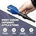 Downhill 2 PCS Car Fuel Funnel, Retractable Fueling Hose Funnel, Portable Leak-Proof Hands-Free Filling and Refueling Auxiliary Tool, for Oil Change, Water Filling, Coolant (Blue)