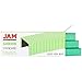 JAM PAPER Office & Desk Sets - 1 White Stapler & 1 Pack of Green Staples - 2/Pack