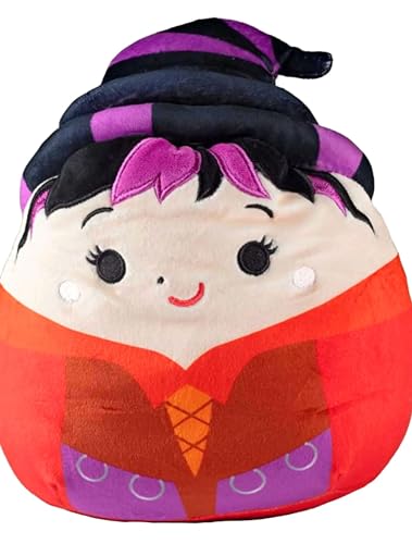 Peluche Squishmallows Disney Mary Sanderson doudou réconfortant hocus pocus