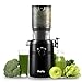 Fretta Entsafter,Slow Juicer mit 108MM Breite und Größere Fütterungsröhre,Füllvolumen für ganze Gemüse und Obst,BPA-frei Tritan-Material Entsafter,Einfacher Installation,200W