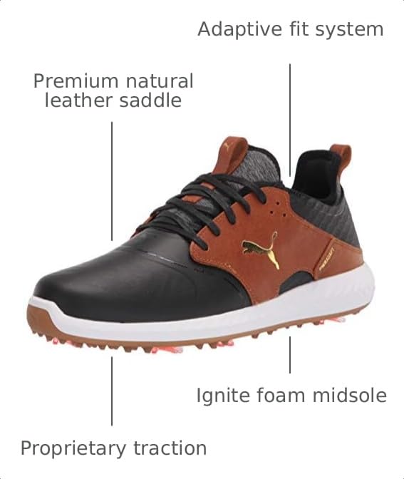 Image of PUMA Golf Ignite Pwradapt Caged Crafted
