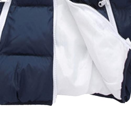 Maiyifu-GJ Men Hooded Winter Down Jackets Coat Thicken Padded Parka Warm Outerwear Lightweight Waterproof Hiking Coat3