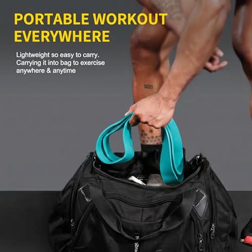 Image of ROSAPOAR Resistance Band Pull up Band Fitness Exercise Bands Natural Latex for Workout Body Stretch Powerlifting Band Fitness Sport Training at Home /The Gym