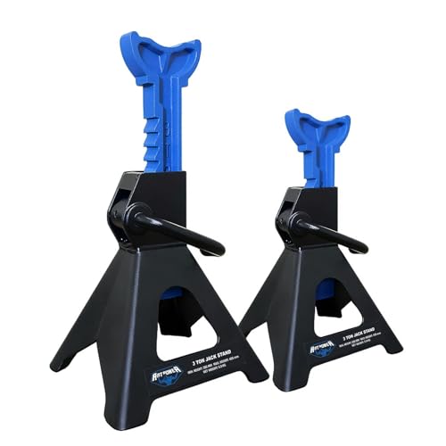 ANTPOWER Jack Stands 3 Ton (6,000 LBs) Heavy Duty Car Jacks Stand,11.2'-16.8' Adjustable Height for Lifting Automotive Small SUV, Pickup 1 Pair