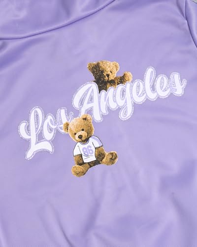 Angel Face Girls' Tracksuit Set - 2 Piece Tie Dye Tricot Zip Sweatshirt and Joggers (7-12)4