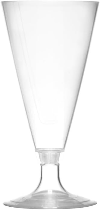 SelfEco SelfEco Compostable 4 oz. Champagne Flutes, 140 Count, 2-1/4" w x 5" h, Clear PLA