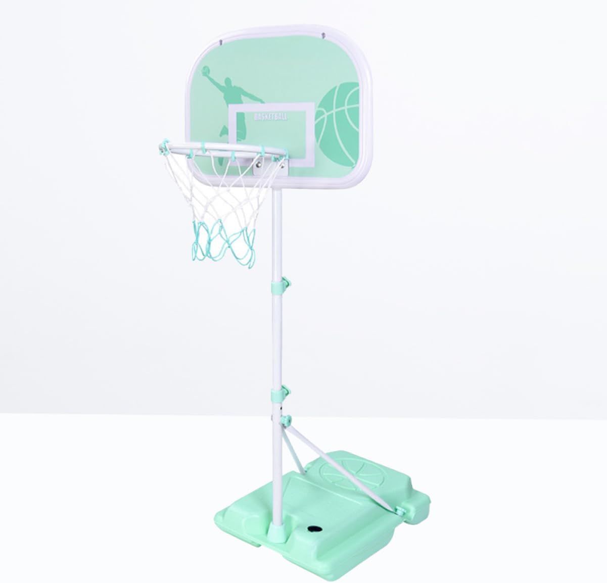 ERINGOGO Adjustable Basketball Goal Set Portable Basketball Hoop for Indoor and Outdoor Play Includes Balls and Pump Sports Basketball