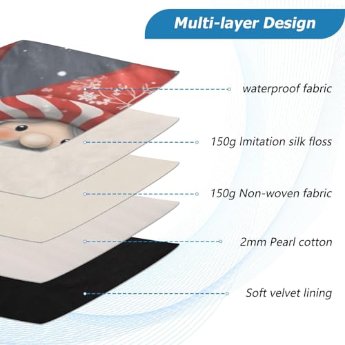 Funda para portátil 13-14 pulgadas impermeable con diseño invierno miniatura 4