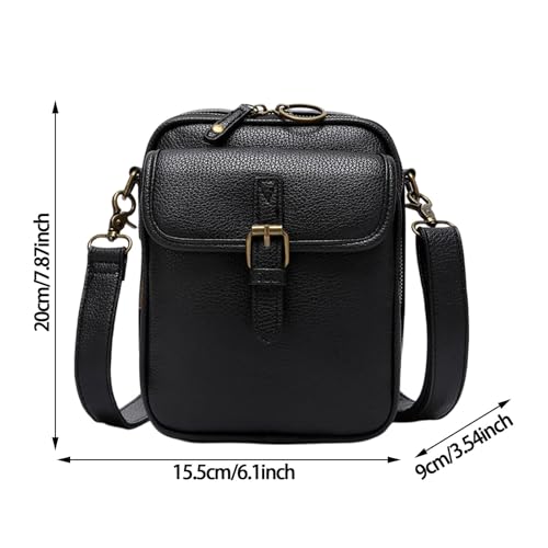 Sac messager moderne avec structure double couche et grande capacité de rangement - 3