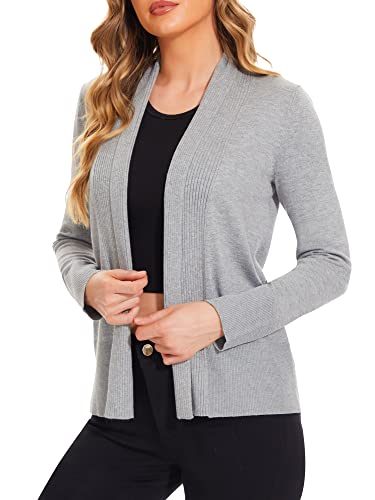 Image of Open Front Cardigan Sweaters for Women Short Knit Cardigan Jackets