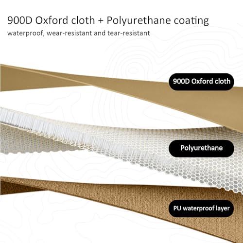 Tapis de sol en tissu Oxford multi-usage pour hamac, randonnée et pêche - 5