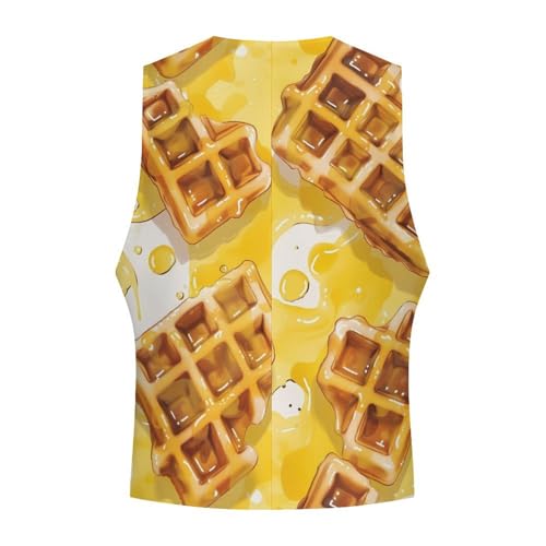 Food Honey Novelty Men's Suit Vest Funny Formal Dress Vests Business Waistcoat4