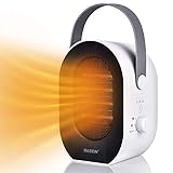 セラミックヒーター ファンヒーター 電気ストーブ 電気ファンヒーター 1200W 3秒速暖 3段階切替 タイマ コンパクト 省エネ 暖房器具 転倒＆過熱保護 日本語説明書付き PSE認証