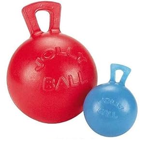 Soft rubber dog toy tug n toss jolly ball large 8 fetch toys  urban country home decor
