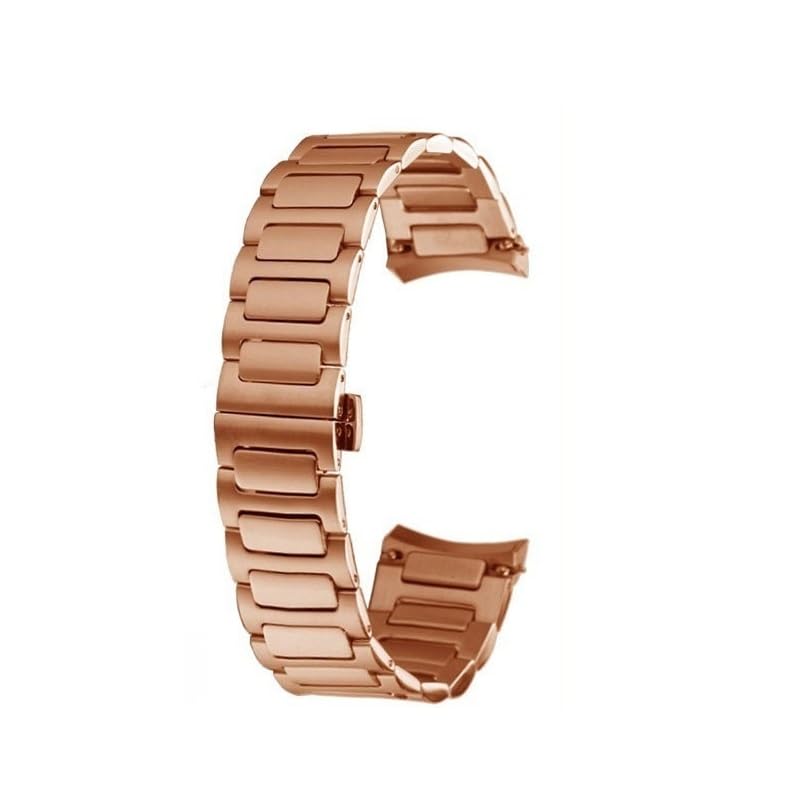 Sangle en acier inoxydable incurvé bracelet métal solide pour montre M049.526