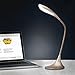 LED Desk Lamp with Touch Control Swing Arm Craft Reading Light Gold Dimmable Portable Task Lamp Eye-Care Adjustable Table Lamps for Living Room/Office/Bedrooms/Nightstand/Study, Fathers Day Gifts