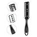 Frcolor 3pcs Negro Doble Lado del Pelo Adelgazador del Pelo Lateral Cortador...