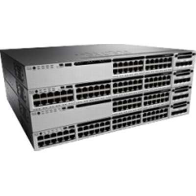 Image of Cisco Systems WS-C3850-48U-S Catalyst 3850-48U-S Switch L3 Managed 48x10 /100 /1000 (UPOE) Desktop RM UPOE